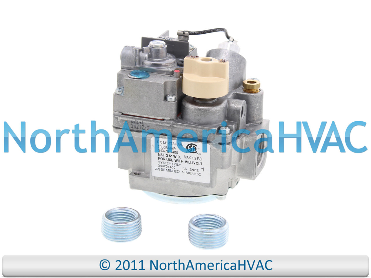 Millivolt Combination Gas Valve Replaces Honeywell Resideo